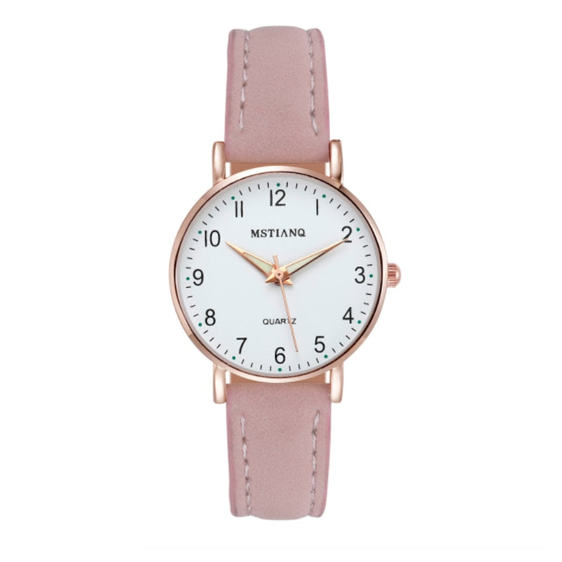 Mstiang Casual Leather Women's Watches