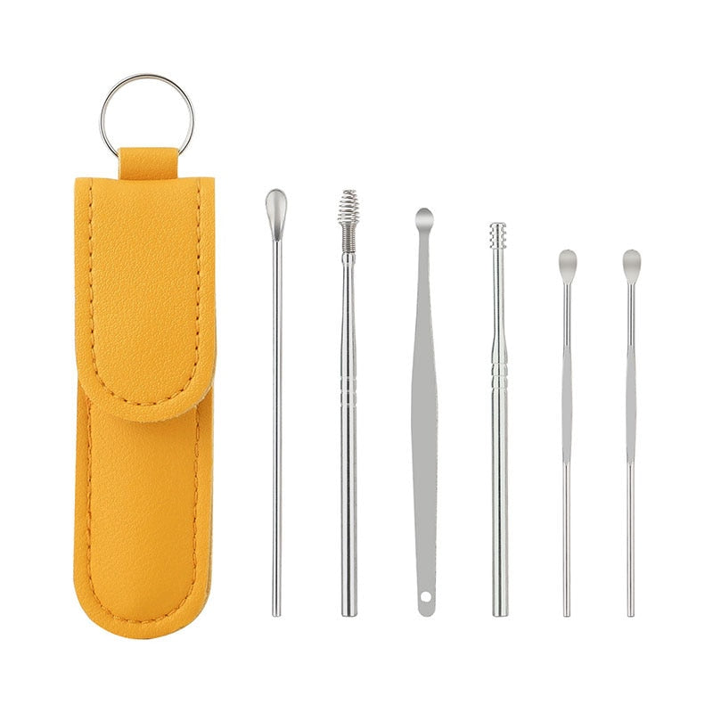 Kit 6 Pieces Earwax Remover